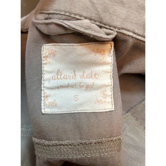 Altar'd State Olive-Green Lace Trim‎ Utility Jacket Women's Size Small - Picture 9 of 10